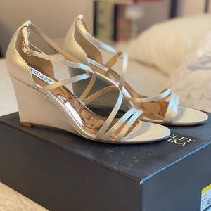 BRAND NEW Badgley Mischka Wedding Wedge